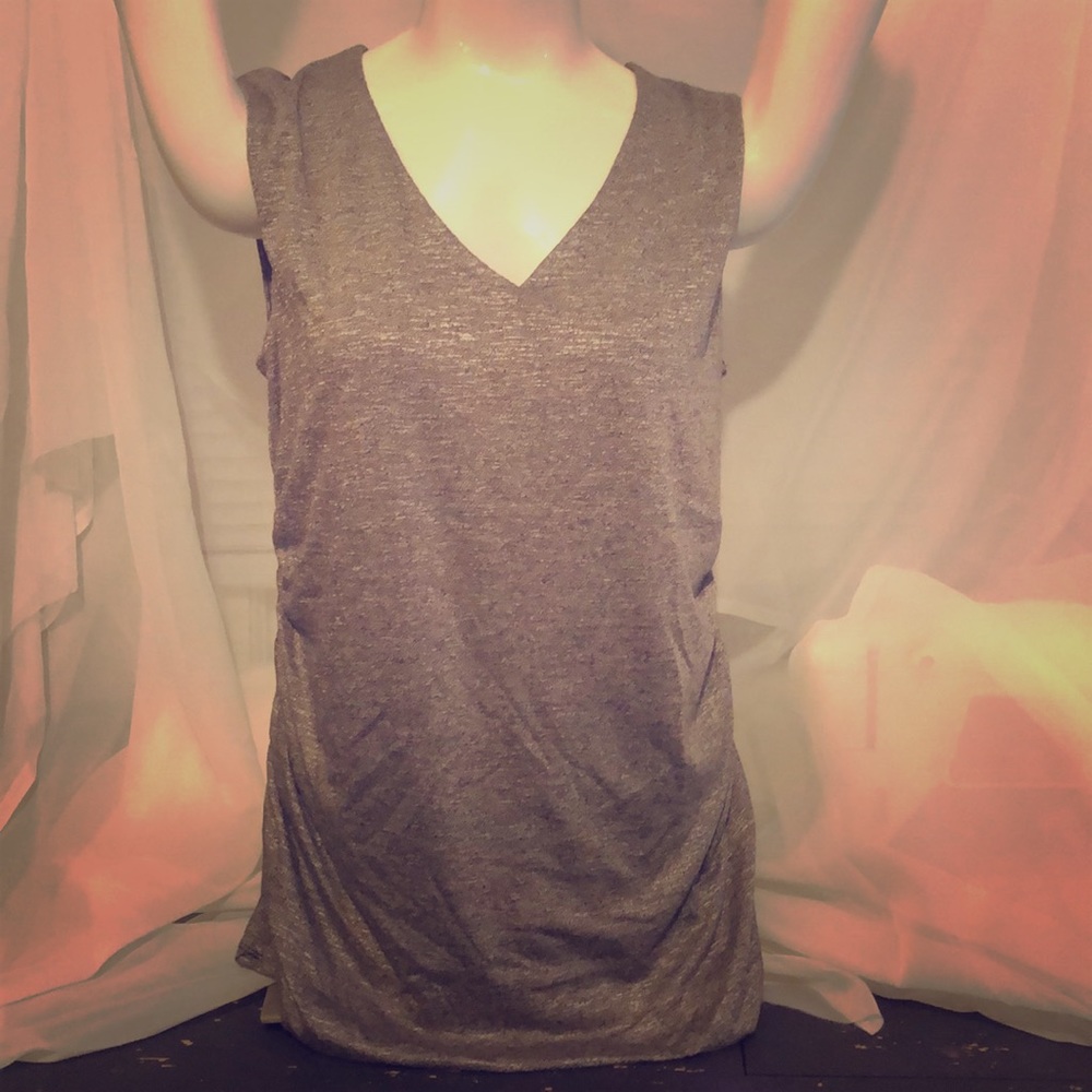 Sleeveless Ruched Top